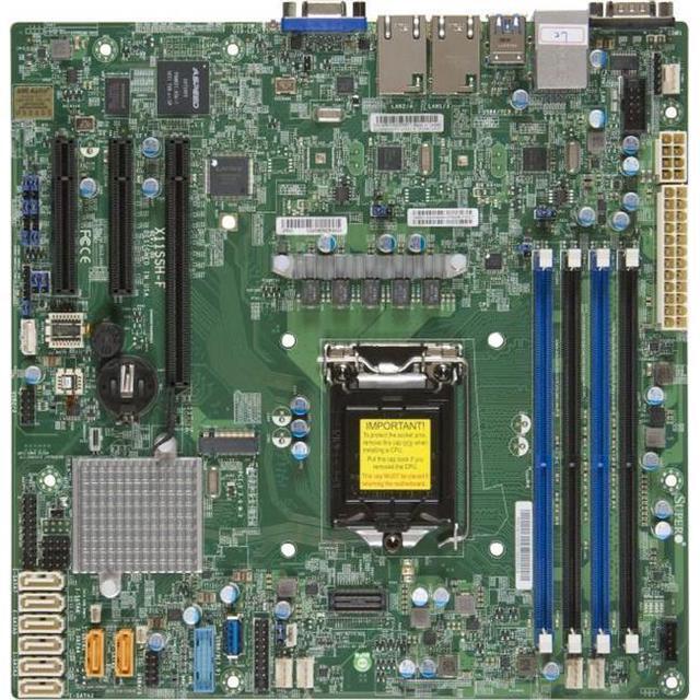 Supermicro MBD-X11SSH-F-B Server Motherboard LGA 1151Intel C236 - Bulk Packaging