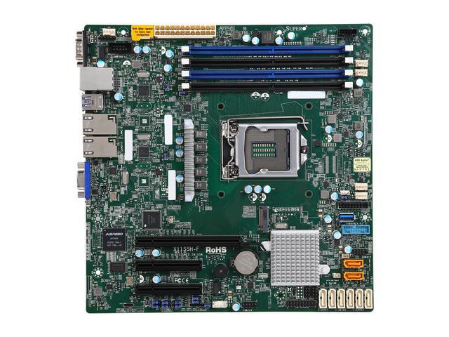 SUPERMICRO MBD-X11SSH-F-O Micro ATX Server Motherboard LGA 1151 Intel C236