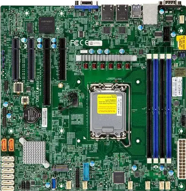 Supermicro MBD-X13SCL-F-O Intel LGA 1700 Single Socket mATX Server Motherboard