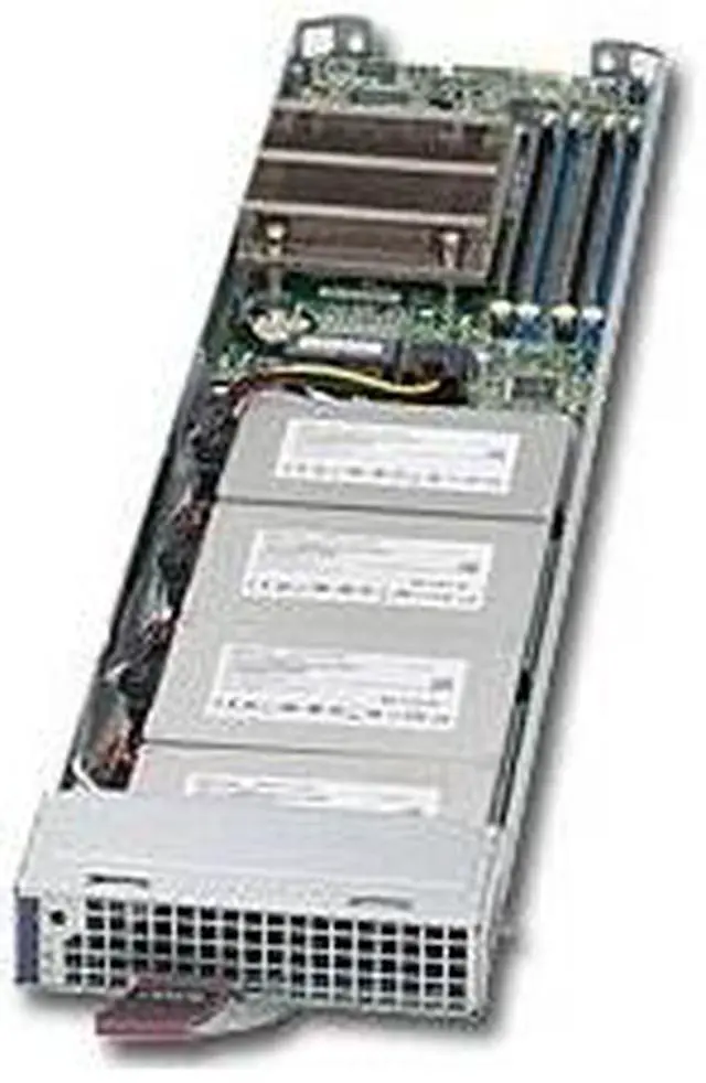 SUPERMICRO MBI-6118D-T4-PACK Supermicro MicroBlade MBI-6118D-T4 LGA1150 Server Blade Module Pack (Black)