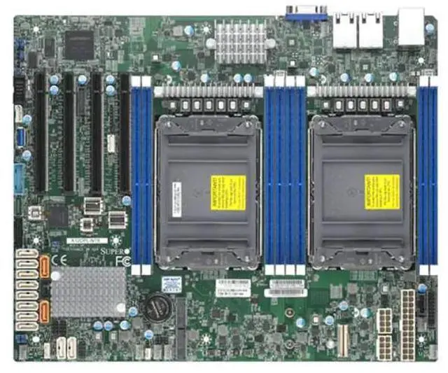 SUPERMICRO Motherboard ATX LGA4189 Socket USB3.2 2x10 Gigabit LAN onboard graphics MBD-X12DPL-NT6-B