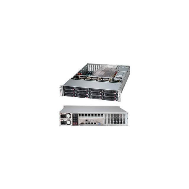 Supermicro SuperChassis 826BE1C-R920LPB - 2U Support - 12 Hot-swap SAS/SATA Bay