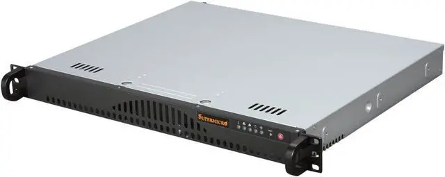 SUPERMICRO SuperChassis CSE-512L-200B Black 1U Rackmount Server Case 200W