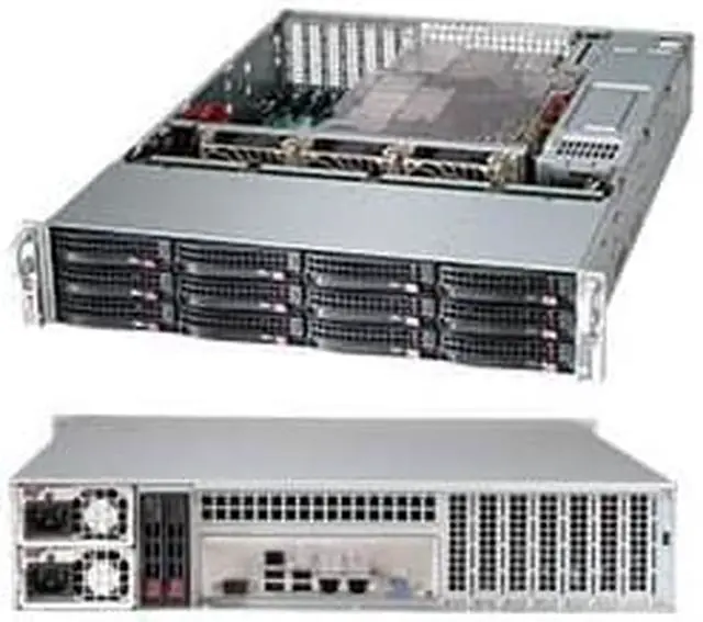 Supermicro SuperChassis CSE-826BAC4-R920LPB 920W 2U Rackmount Server Chassis (Black)