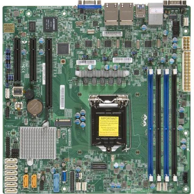 Supermicro X11SSH-LN4F Server Motherboard - Intel C236 Chipset - Socket H4 LGA-1151 - Bulk Packaging