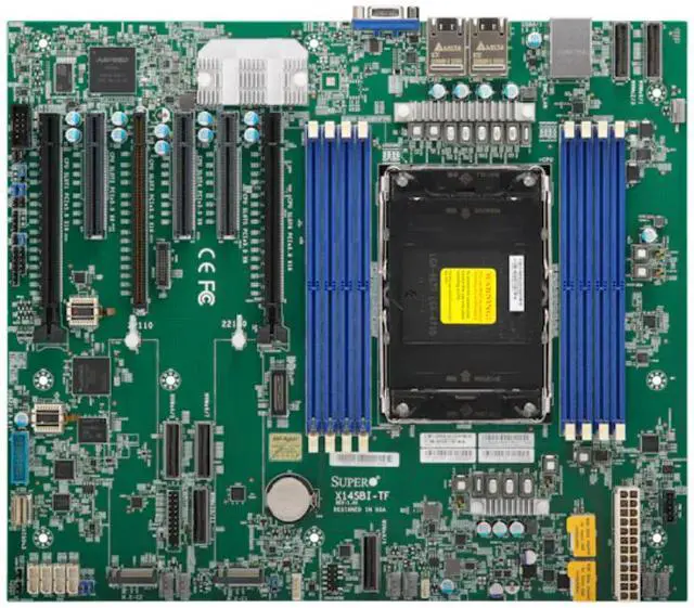 Supermicro X14SBI-TF Server Motherboard Intel® Xeon® 6700-series processors with E-cores Single Socket LGA-4710 (Socket E2) supported CPU TDP supports Up to 350W TDP