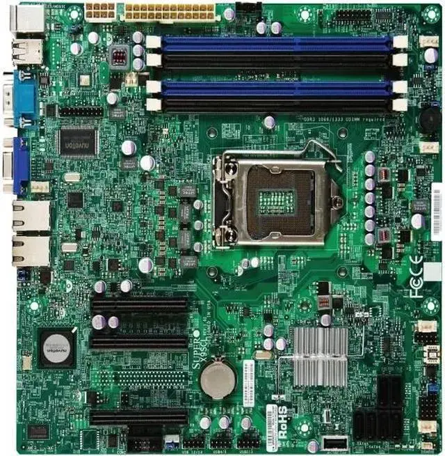 Supermicro X9Scl-B Lga1155/ Intel C202 Pch/ Ddr3/ V&2Gbe/ Matx Server Motherboard Bulk