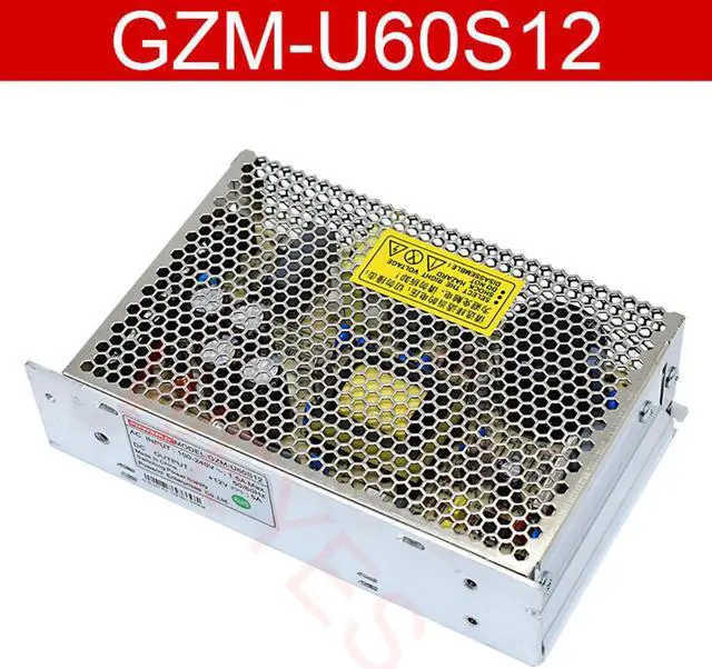 Switching Power Supply GZM-U60S12 AC100-240V 1.5A DC12V 5A 60W