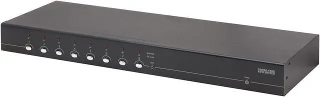 Syba SY-KVM50083 8 Port VGA KVM Switch with USB and PS/2 Support