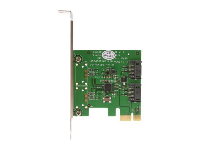 SYBA SY-PEX40039 2 Port SATA III PCI-e 2.0 X1 Card