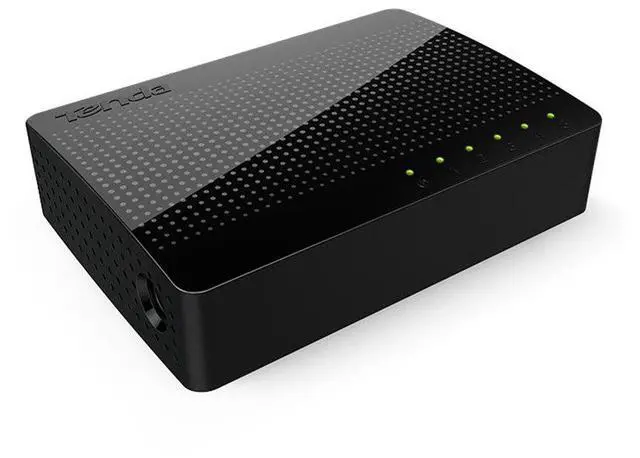 Tenda 5 Port Gigabit Ethernet Network Switch - Ethernet Splitter Plug & Play Fanless Sturdy Metal w/ Shielded Ports Traffic Optimization Unmanaged Limited Lifetime Protection(SG105M)