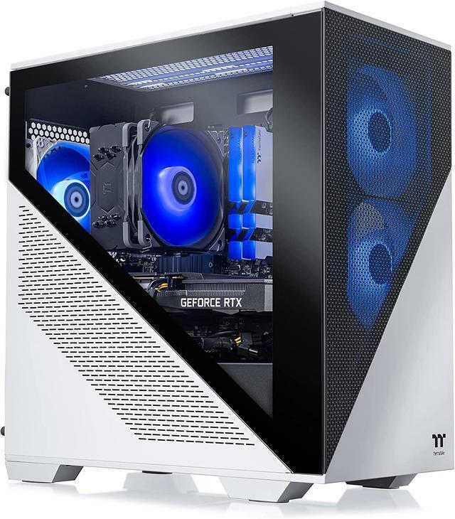 Thermaltake Frostbite 360 Gaming Desktop (AMD Ryzen 5 5600X 6-core ToughRam RGB DDR4 3600Mhz 16GB Memory NVIDIA® GeForce RTX 3060 1TB NVMe M.2 Win10 Home) D1FB-B550-360-LCS