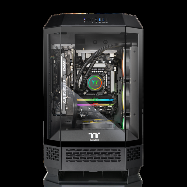 Thermaltake Gaming Desktop PC T3BK-B650-97X-LCS AMD Ryzen 7 7800X3D 32GB DDR5 2TB SSD AMD Radeon RX 9070 XT Windows 11 Home