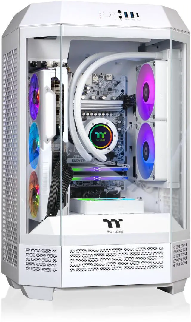 Thermaltake Gaming Desktop PC T3WT-B650-97X-LCS AMD Ryzen 7 7800X3D 32GB DDR5 2TB SSD AMD Radeon RX 9070 XT Windows 11 Home