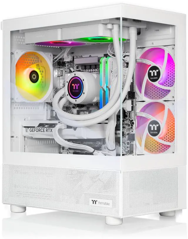 Thermaltake Gaming Desktop PC V17S-B760-560-LCS Intel Core i7-12700KF 32GB DDR5 1TB NVMe SSD GeForce RTX 5060 Windows 11 Home