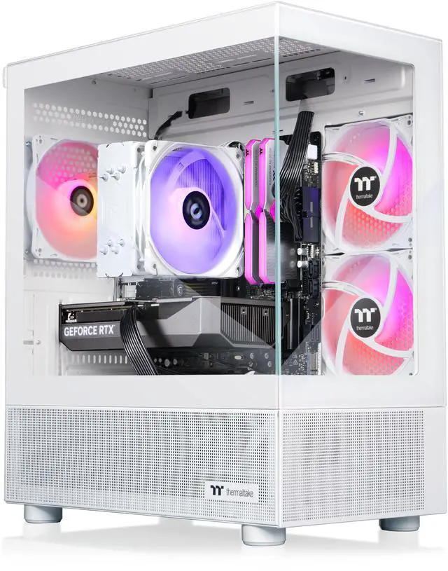 Thermaltake Gaming Desktop PC V17S-B850-56T-LCS AMD Ryzen 7 8700F 32GB DDR5 1TB NVMe SSD GeForce RTX 5060 Ti Windows 11 Home