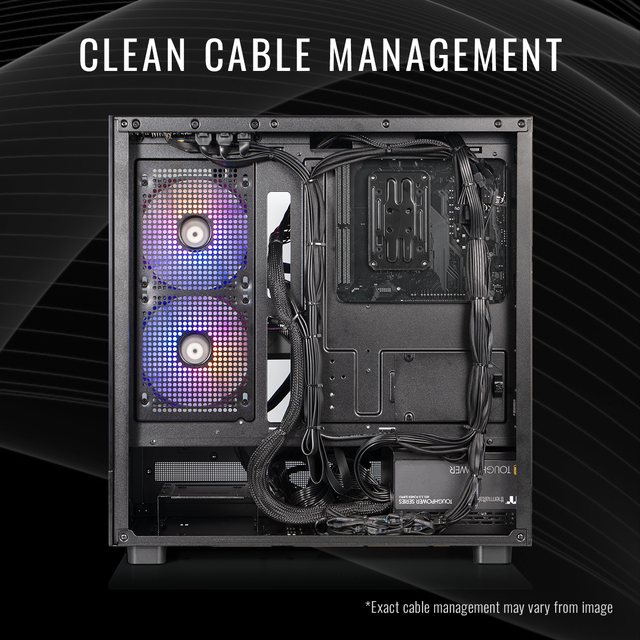 Thermaltake Gaming Desktop PC V27B-B55K-56T-LCS AMD Ryzen 7 5800X3D 32GB DDR4 1TB NVMe SSD GeForce RTX 5060 Ti Windows 11 Home