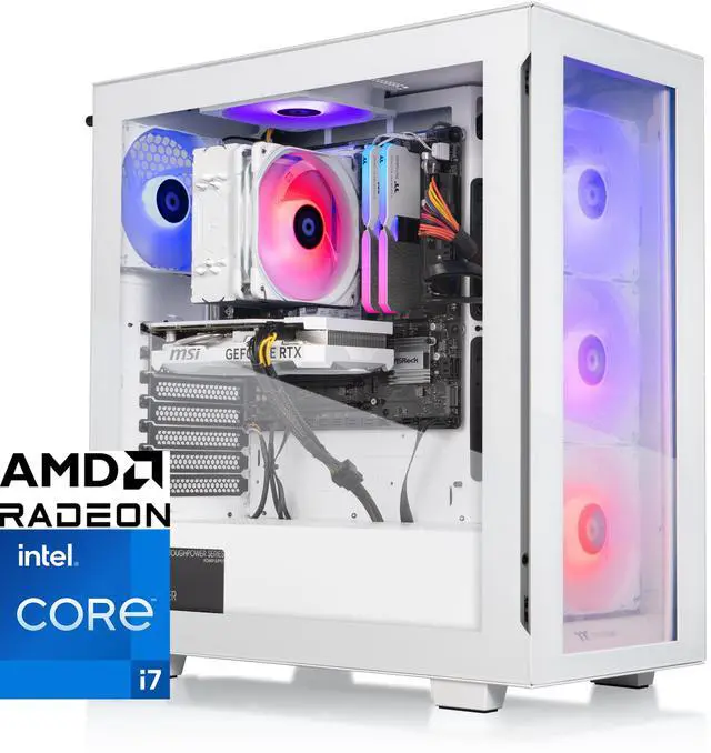 Thermaltake Gaming Desktop PC V35S-B760-97X-LCS Intel Core i7-14700F 32GB DDR5 1TB SSD AMD Radeon RX 9070 XT Windows 11 Home