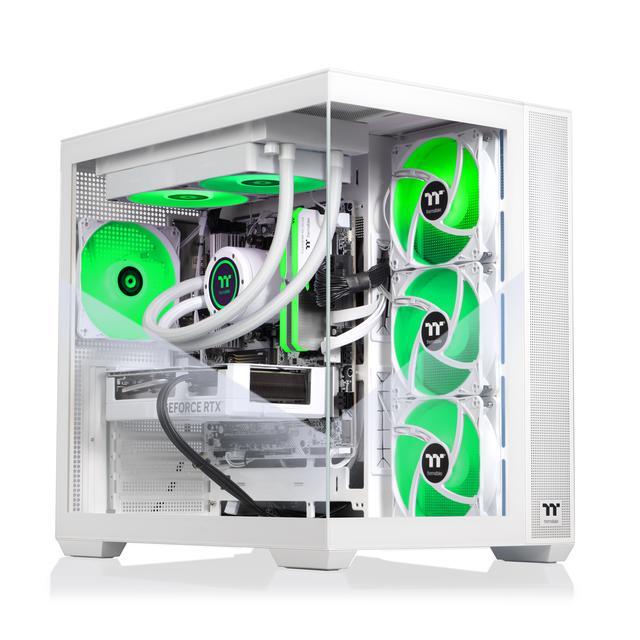 Thermaltake Gaming Desktop PC V38S-B650-580-LCS AMD Ryzen 7 7800X3D 32GB DDR5 1TB SSD GeForce RTX 5080 Windows 11 Home