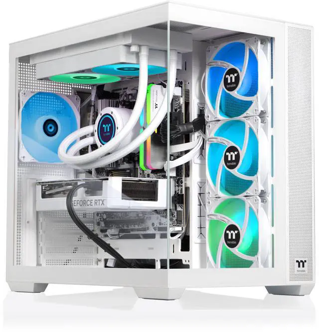 Thermaltake Gaming Desktop PC V38S-B650-580-LCS AMD Ryzen 7 7800X3D 32GB DDR5 1TB SSD GeForce RTX 5080 Windows 11 Home