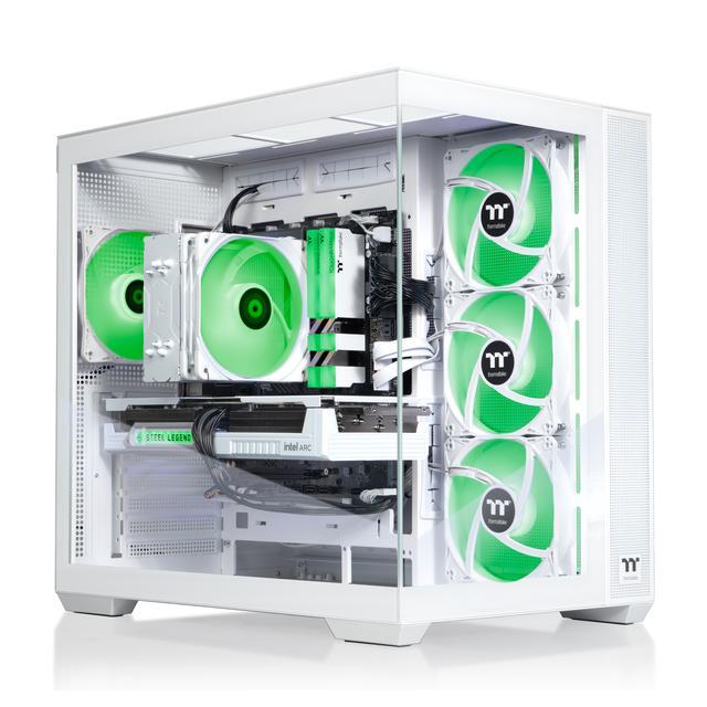 Thermaltake Gaming Desktop PC V38S-B760-B58-LCS Intel Core I5-12600KF 16GB DDR4 1TB SSD Intel Arc B580 Windows 11 Home