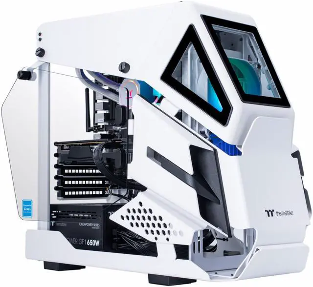Thermaltake LCGS AH-i360 R4 Snow AIO Liquid Cooled CPU Gaming Desktop (Intel Core™ i5-12600KF ToughRam DDR4 3600Mhz 16GB RGB Memory NVIDIA® GeForce RTX™ 3060 1TB NVMe M.2 Win10) AHW2-B66R-360-LCS