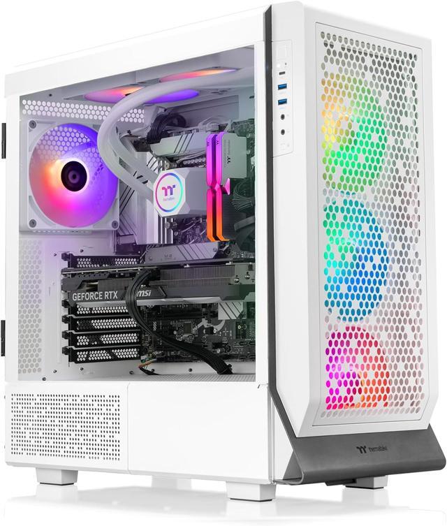 Thermaltake LCGS Apollo I477T Gaming Desktop (Liquid Cooled Intel Core I9-14900KF 32GB DDR5 5600MT/s RGB Memory NVIDIA® GeForce RTX 4070 Ti 2TB NVMe M.2 WiFi) C5AP-Z790-47T-LCS