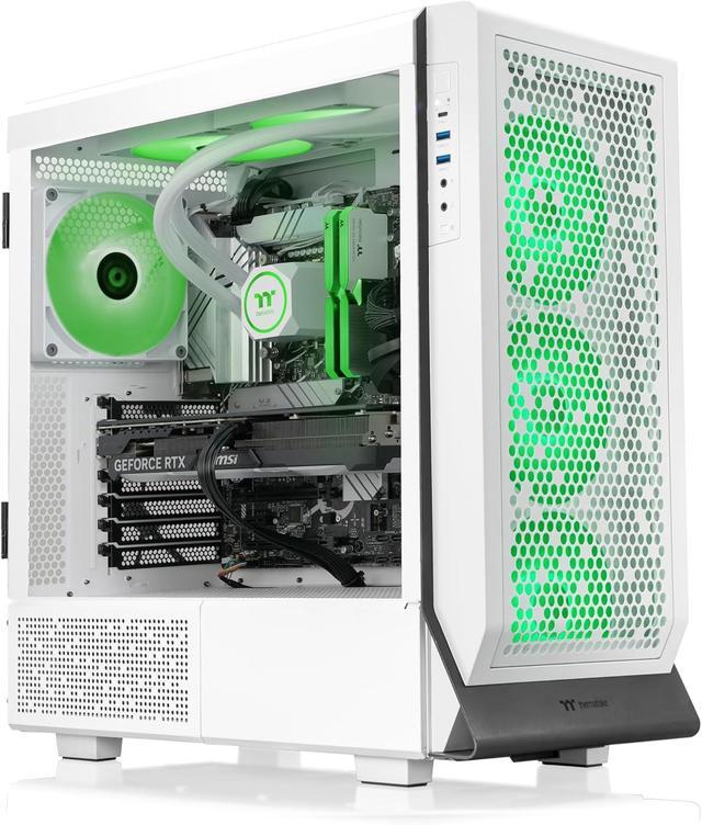 Thermaltake LCGS Apollo I477T Gaming Desktop (Liquid Cooled Intel Core I9-14900KF 32GB DDR5 5600MT/s RGB Memory NVIDIA® GeForce RTX 4070 Ti 2TB NVMe M.2 WiFi) C5AP-Z790-47T-LCS