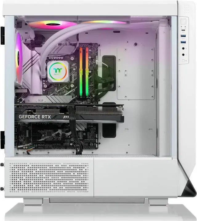 Thermaltake LCGS Apollo i477T Gaming Desktop (Liquid Cooled Intel Core i9-14900KF 32GB DDR5 5600MT/s RGB Memory NVIDIA® GeForce RTX 4070 Ti 2TB NVMe M.2 WiFi) C5AP-Z790-47T-LCS