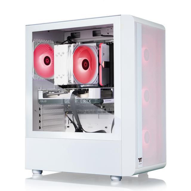 Thermaltake LCGS Quartz I460 Gaming Desktop (Intel Core I5-14400F ToughRam 16GB DDR5 5600MT/s RGB Memory NVIDIA GeForce RTX 4060 1TB NVMe M.2 Wifi Windows 11) S2QT-B76H-460-LCS