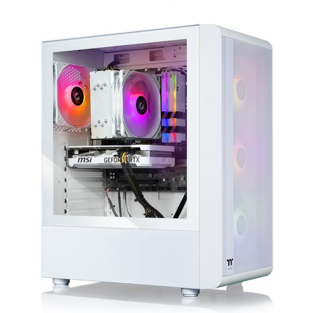 Thermaltake LCGS Quartz I460T R4 Gaming Desktop (Intel Core I5-13400F ToughRam DDR4 3600Mhz 16GB RGB Memory NVIDIA GeForce RTX 4060 Ti 1TB NVMe M.2 Windows 11) S2QT-B66R-46T-LCS