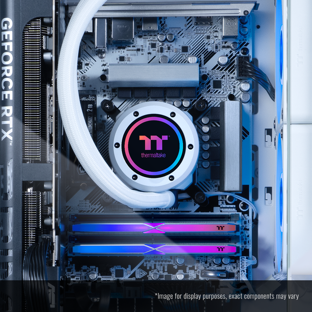 Thermaltake LCGS Reactor I1470S Gaming Desktop (Intel Core I7-14700KF 32GB 6000MT/s DDR5 RGB Memory NVIDIA GeForce RTX 5070 2TB NVMe M.2 WiFi Windows 11) T3WT-B760-570-LCS