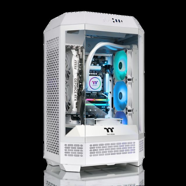 Thermaltake LCGS Reactor I1470TS Gaming Desktop (Intel Core I7-14700KF 32GB 6400MT/s DDR5 RGB Memory NVIDIA GeForce RTX 5070 Ti 2TB NVMe M.2 WiFi Windows 11) T3WT-B760-57T-LCS