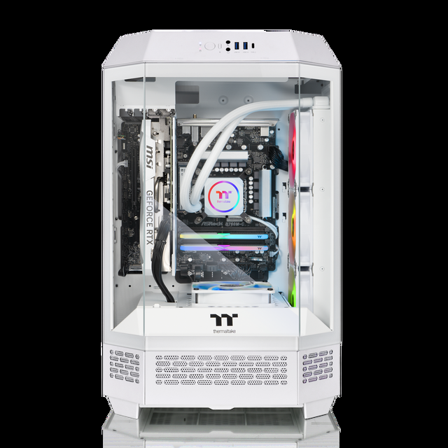 Thermaltake LCGS Reactor I1470TS Gaming Desktop (Intel Core I7-14700KF 32GB 6400MT/s DDR5 RGB Memory NVIDIA GeForce RTX 5070 Ti 2TB NVMe M.2 WiFi Windows 11) T3WT-B760-57T-LCS