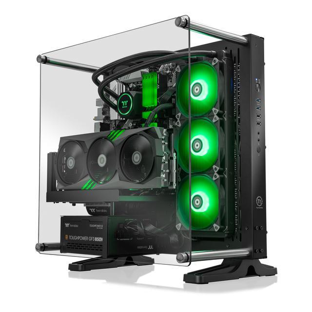 Thermaltake LCGS Shadow 480 R4 Gaming Desktop (AMD Ryzen 7 5800X3D 32GB DDR4 3600Mhz NVIDIA GeForce RTX 4080 3TB NVMe M.2 Wifi) P3SH-B55R-480-LCS