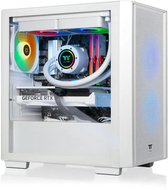 Thermaltake LCGS Versa i570S Gaming Desktop (Intel Core i9-14900KF 32GB 6000MT/s DDR5 RGB Memory NVIDIA GeForce RTX 5070 1TB NVMe M.2 WiFi Windows 11) H16S-B760-570-LCS
