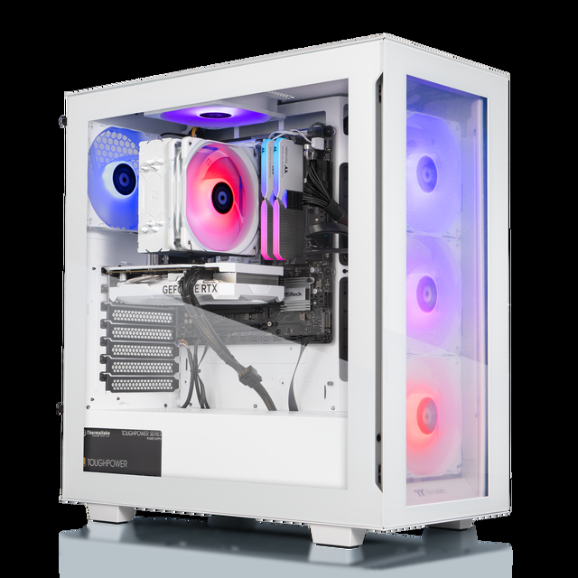 Thermaltake LCGS View 1460TS-350 Gaming Desktop (Intel Core I7-14700F 32GB 6000MT/s DDR5 RGB Memory NVIDIA GeForce RTX 5060 Ti 1TB NVMe M.2 WiFi Windows 11) V35S-B76S-56T-LCS