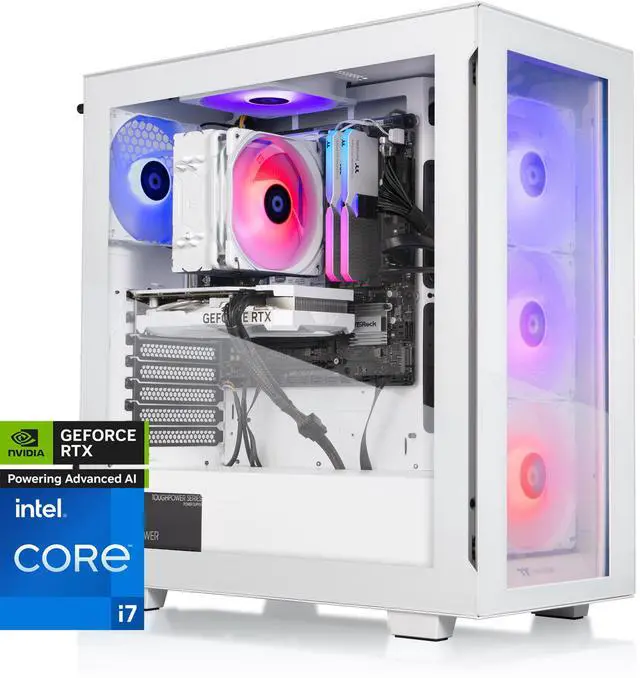 Thermaltake LCGS View 1460TS-350 Gaming Desktop (Intel Core i7-14700F 32GB 6000MT/s DDR5 RGB Memory NVIDIA GeForce RTX 5060 Ti 1TB NVMe M.2 WiFi Windows 11) V35S-B76S-56T-LCS