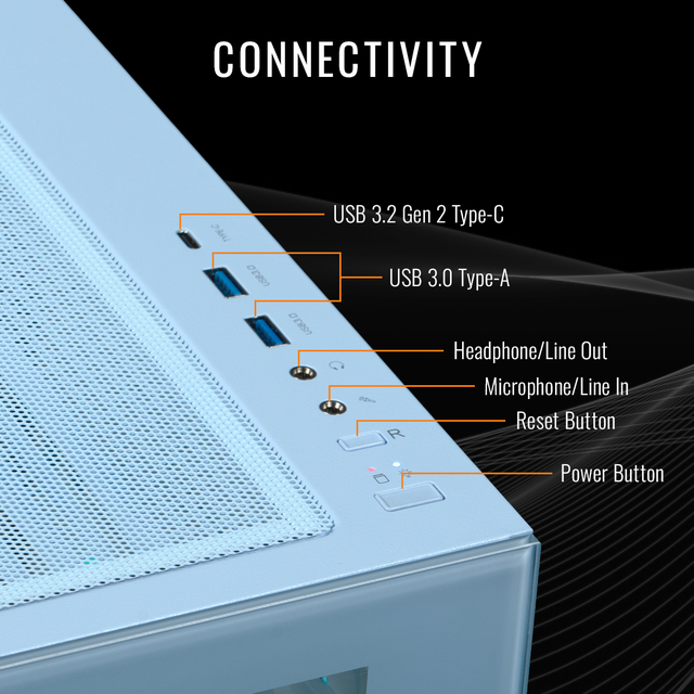 Thermaltake LCGS View 7870H-270 Gaming Desktop (AMD Ryzen 7 7800X3D ToughRam 32GB DDR5 6000MT/s RGB Memory NVIDIA GeForce RTX 5070 1TB NVMe M.2 Wifi Windows 11) V27H-B850-570-LCS
