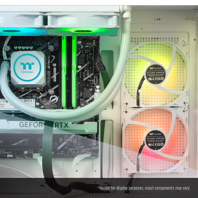 Thermaltake LCGS View 7870TS-270Gaming Desktop (AMD Ryzen 7 7800X3D ToughRam 32GB DDR5 6400MT/s RGB Memory NVIDIA GeForce RTX 5070 Ti 2TB NVMe M.2 Wifi Windows 11) V27S-B850-57T-LCS