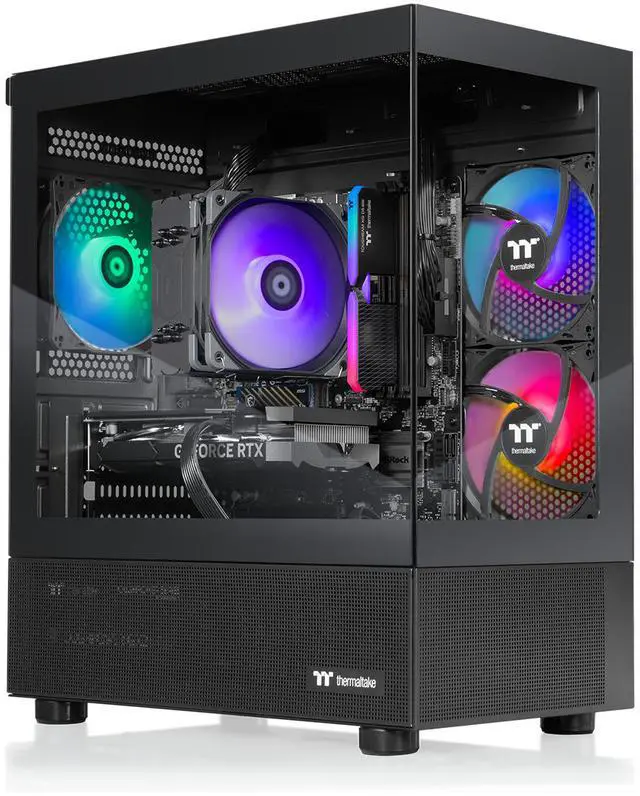Thermaltake LCGS View 9660T-170 Gaming Desktop (AMD Ryzen 5 9600X ToughRam 16GB DDR5 6000MT/s RGB Memory NVIDIA GeForce RTX 5060 Ti 8G 1TB NVMe M.2 Wifi Windows 11) V17B-B850-56T-LCS