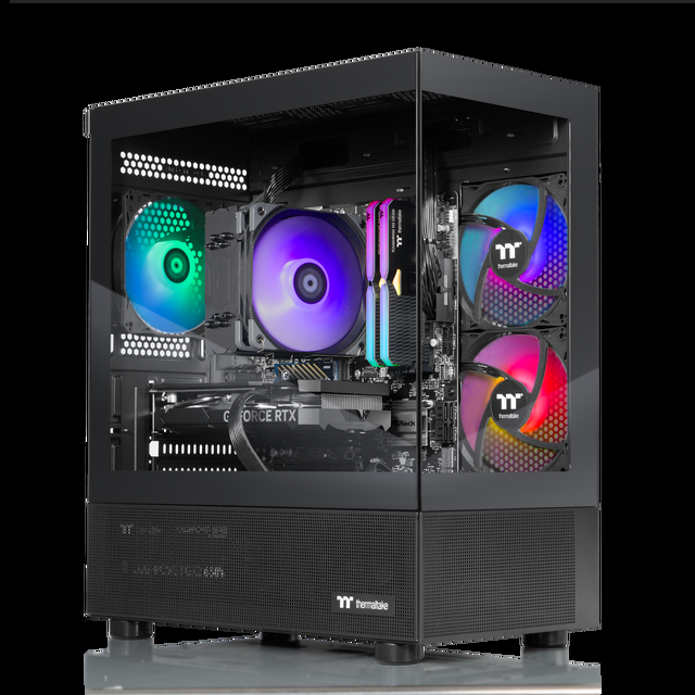 Thermaltake LCGS View I1470-170 Gaming Desktop (Intel Core I7-14700F ToughRam 32GB DDR5 6000MT/s RGB Memory NVIDIA GeForce RTX 5070 1TB NVMe M.2 Wifi Windows 11) V17B-B760-570-LCS