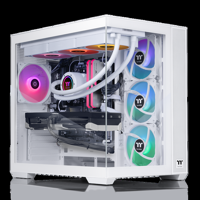Thermaltake LCGS View I1470S-380 Gaming Desktop (Intel Core I9-14900KF ToughRam 32GB DDR5 6000MT/s RGB Memory NVIDIA GeForce RTX 5070 1TB NVMe M.2 Wifi Windows 11) V38S-Z790-570-LCS