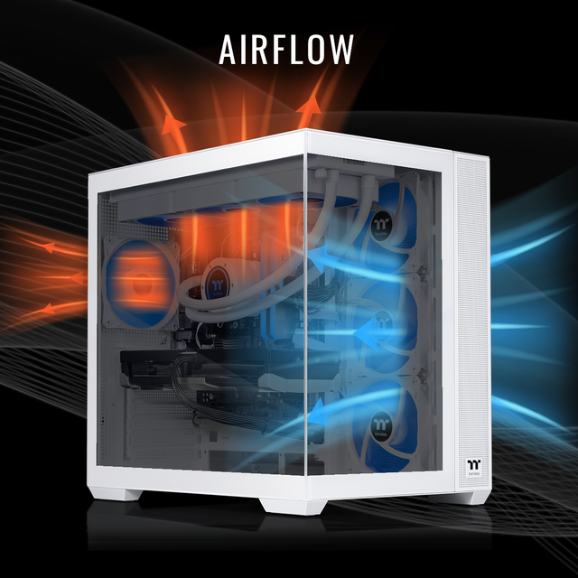 Thermaltake LCGS View I1470S-380 Gaming Desktop (Intel Core I9-14900KF ToughRam 32GB DDR5 6000MT/s RGB Memory NVIDIA GeForce RTX 5070 1TB NVMe M.2 Wifi Windows 11) V38S-Z790-570-LCS