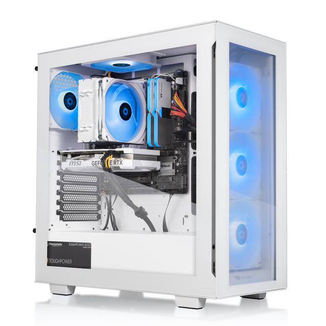 Thermaltake LCGS View I460T Gaming Desktop (Intel Core I7-14700F ToughRam 32GB DDR5 5600MT/s RGB Memory NVIDIA GeForce RTX 4060 Ti 1TB NVMe M.2 Wifi Windows 11) V35S-B760-B6T-LCS