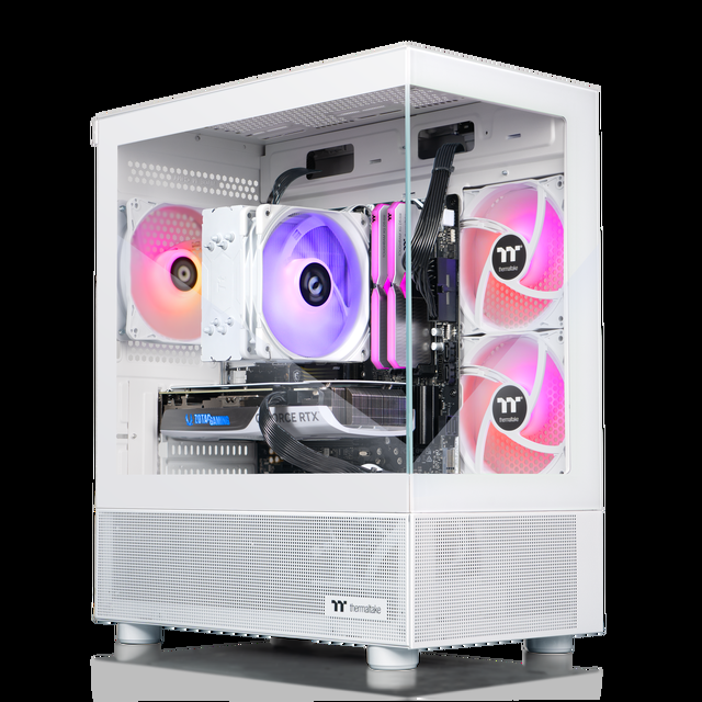 Thermaltake LCGS View U2460TS-170 Gaming Desktop (Intel Core Ultra 5 245KF ToughRam 32GB DDR5 6000MT/s RGB Memory NVIDIA GeForce RTX 5060 Ti 1TB NVMe M.2 WiFi Windows 11) V17S-B860-56T-LCS