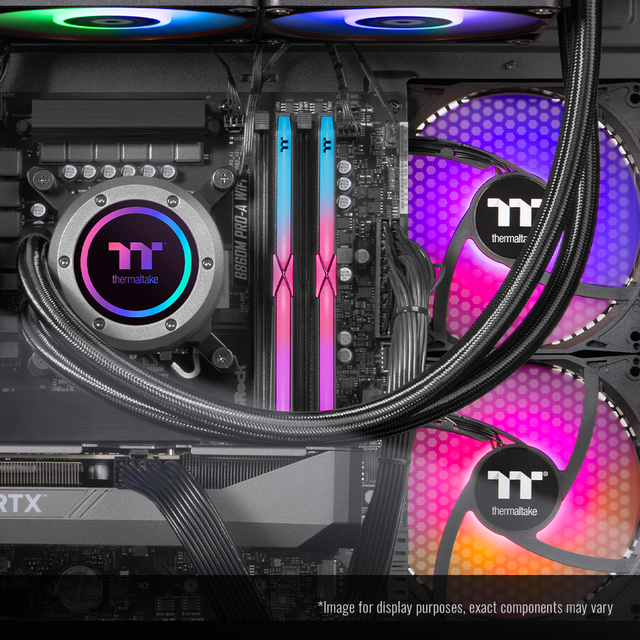 Thermaltake LCGS View U2660T-170 Gaming Desktop (Intel Core Ultra 7 265KF ToughRam 32GB DDR5 6000MT/s RGB Memory NVIDIA GeForce RTX 5060 Ti 1TB NVMe M.2 WiFi Windows 11) V17B-B860-56T-LCS