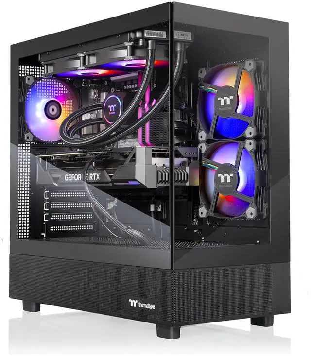 Thermaltake LCGS View u2670-270 Gaming Desktop (Intel Core Ultra 7 265KF ToughRam 32GB DDR5 6400MT/s RGB Memory NVIDIA GeForce RTX 5070 1TB NVMe M.2 WiFi Windows 11) V27B-B860-570-LCS