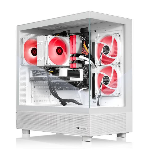 Thermaltake LCGS Vista 460TS Gaming Desktop (AMD Ryzen 7 5800X3D ToughRam 16GB DDR4 3600Mhz RGB Memory NVIDIA GeForce RTX 4060 Ti 1TB NVMe M.2 Wifi) V27S-B550-46T-LCS