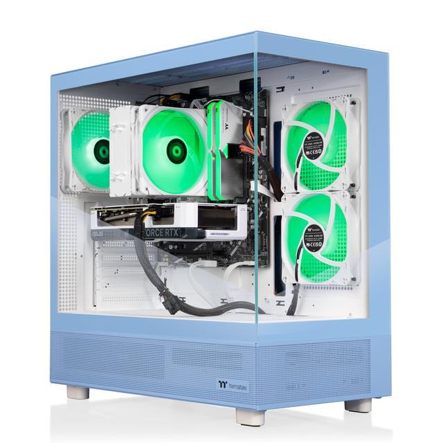 Thermaltake LCGS Vista I460TH Gaming Desktop (Intel Core I7-14700F ToughRam 32GB DDR5 5600MT/s RGB Memory NVIDIA GeForce RTX 5060 Ti 8G 1TB NVMe M.2 Wifi Windows 11) V27H-B760-46T-LCS